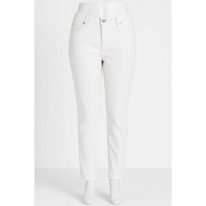 Artisan NY Women's White Denim Jeans Size 14 Classic Straight Leg